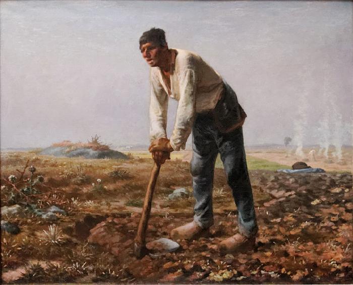 Jean Francois Millet The Man with the Hoe oil painting picture